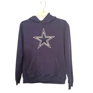 Dallas Cowboy's -Blue Hoodie with Star Logo - Medium Youth